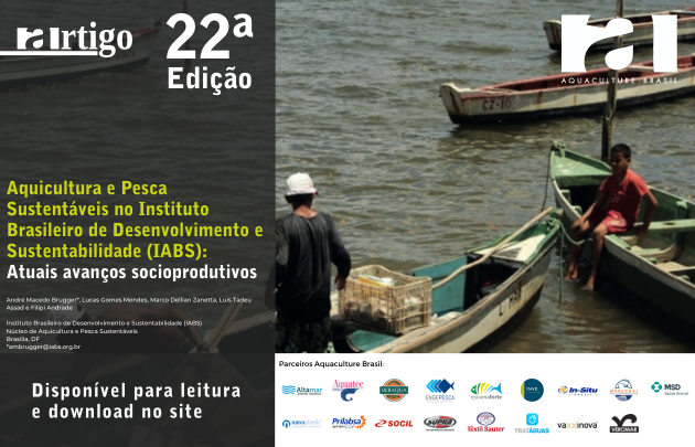 Capa Aquicultura e Pesca Sustentáveis no Instituto Brasileiro de Desenvolvimento e Sustentabilidade (IABS): Atuais avanços socioprodutivos