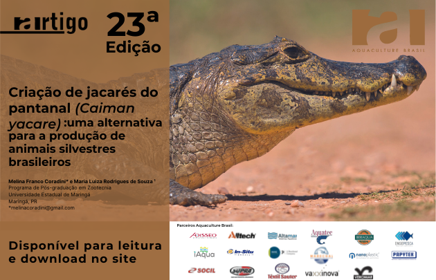 Capa Criação de jacarés do pantanal (Caiman yacare): uma alternativa para a produção de animais silvestres brasileiros