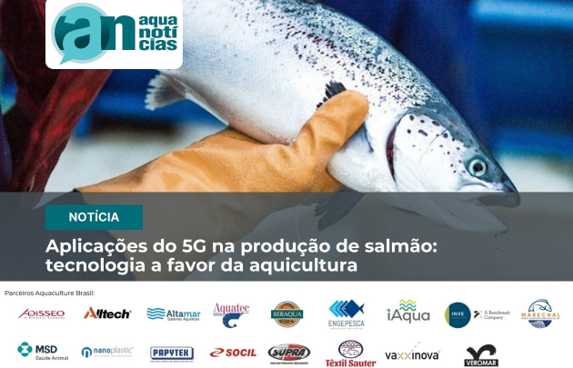 Capa Aplicações do 5G na produção de salmão: tecnologia a favor da aquicultura