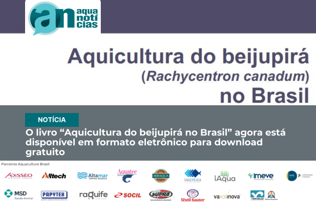Capa O livro “Aquicultura do beijupirá no Brasil” agora está disponível em formato eletrônico para download gratuito 