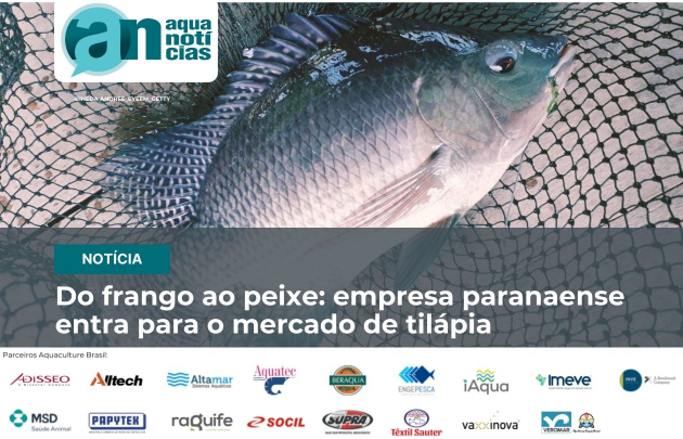 Capa Do frango ao peixe: empresa paranaense entra no mercado de tilápias