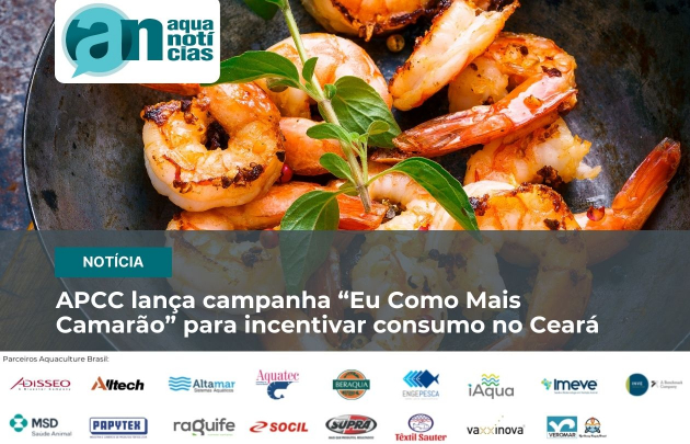 Capa APCC lança campanha “Eu Como Mais Camarão” para incentivar consumo no Ceará