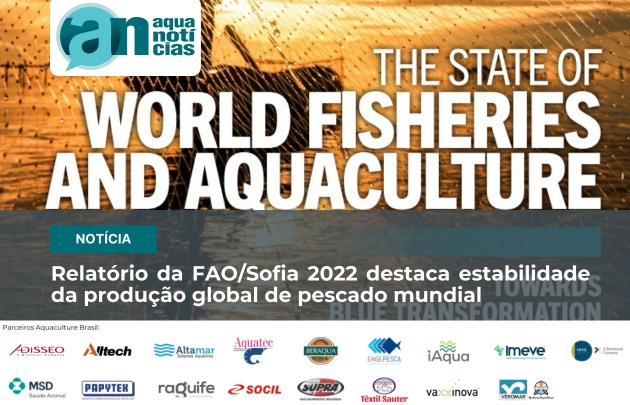 Capa Relatório da FAO/Sofia 2022 destaca estabilidade da produção global de pescado mundial