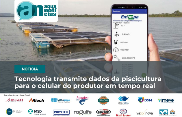 Capa Tecnologia transmite dados da piscicultura para o celular do produtor em tempo real