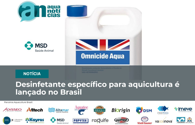 Capa Desinfetante específico para aquicultura é lançado no Brasil
