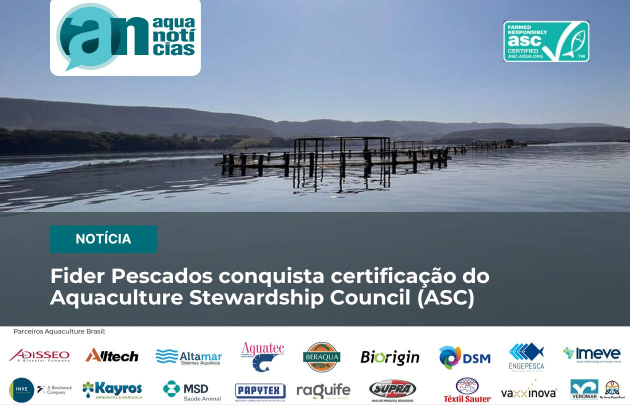 Capa Fider Pescados conquista certificação do Aquaculture Stewardship Council (ASC)