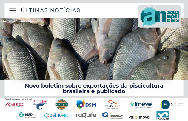 Capa Novo boletim sobre exportações da piscicultura brasileira é publicado