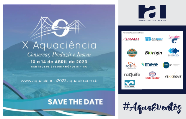 Capa X Aquaciência - Congresso Brasileiro de Aquicultura e Biologia Aquática